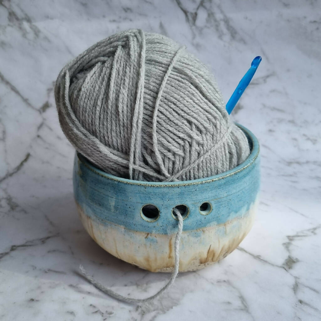 Ceramic animal yarn bowl