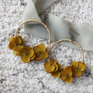 Eden Floral Earrings - Handmade Dried Floral Earrings