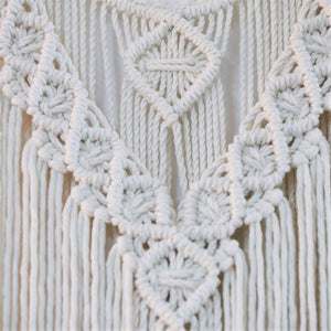 Bohemian Chic Naturel – Boho Macrame Wall Hanging