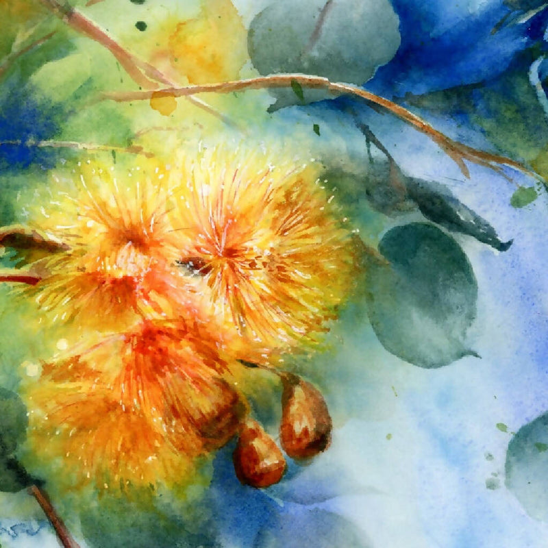 Eucalyptus tree, gum tree, prints, Watercolor print, Watercolor flowers, Botanical print, Watercolour painting, floral art