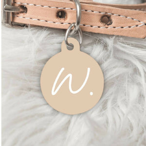 The Monogram Personalised Printed Pet ID Tag