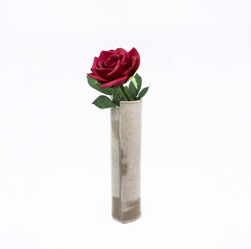 Tall Vase, Handmade Ceramic Cylinder