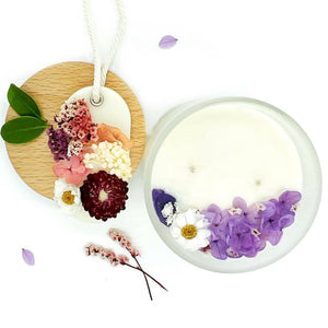 Floral Scented Candle Bundle Set