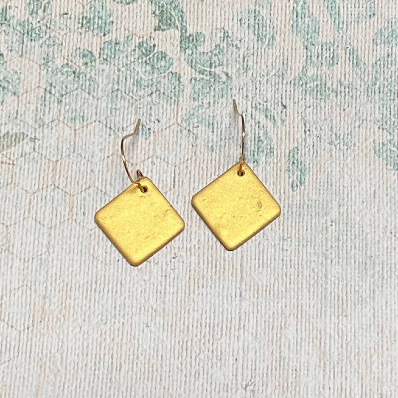 Shimmery Gold Earrings