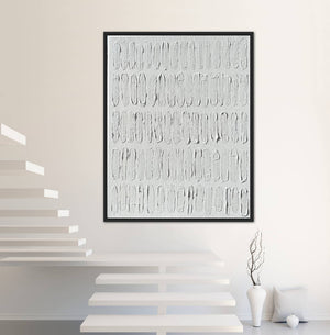 Minimalist Textured Painting - “Crossings”