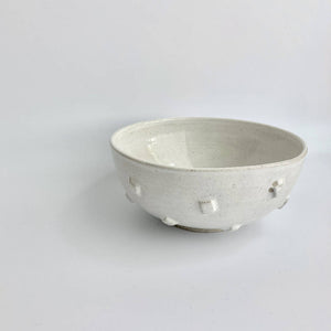 Bowl ~ Squares (white)