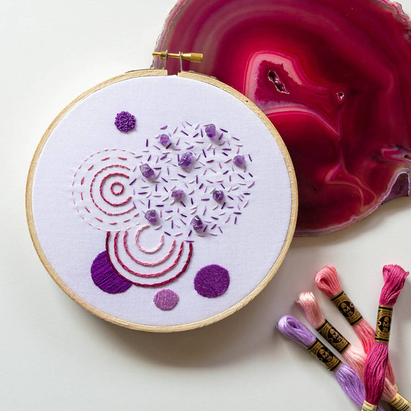 DIY Abstract Arcs Embroidery Kit