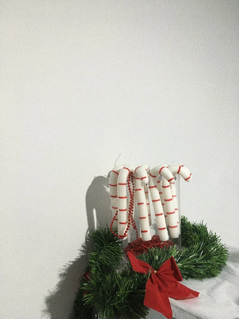 Candy Cane candle