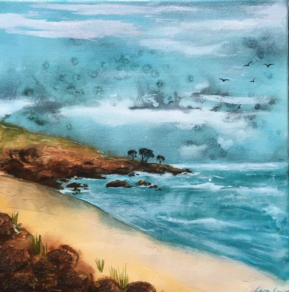Shelly Cove - Artwork - Watercolour on Canvas
