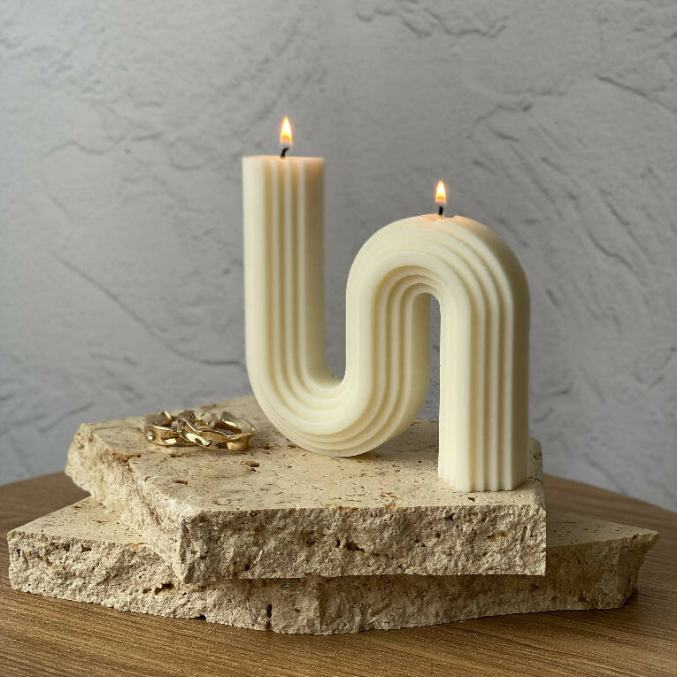 GEO | NATURAL SCULPTURAL SOY CANDLE