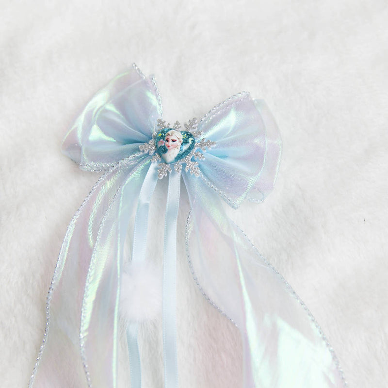 Extra large Elsa bow hair clip
