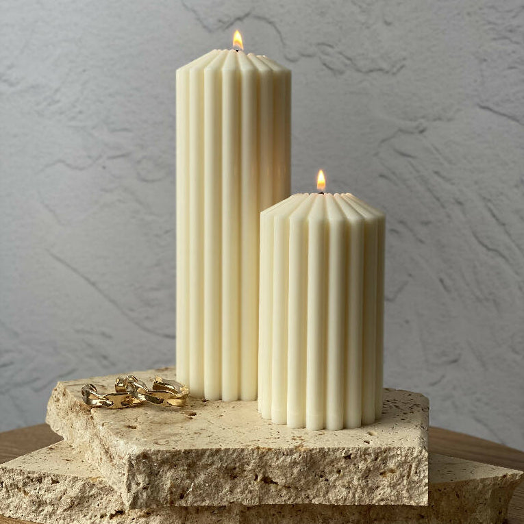 LUXE | NATURAL SCULPTURAL SOY CANDLE