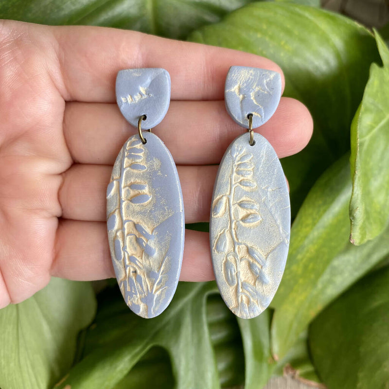 Botanical Imprint Earrings