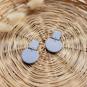 Minimal Geometric Basic Dangle Earrings In Six Colours