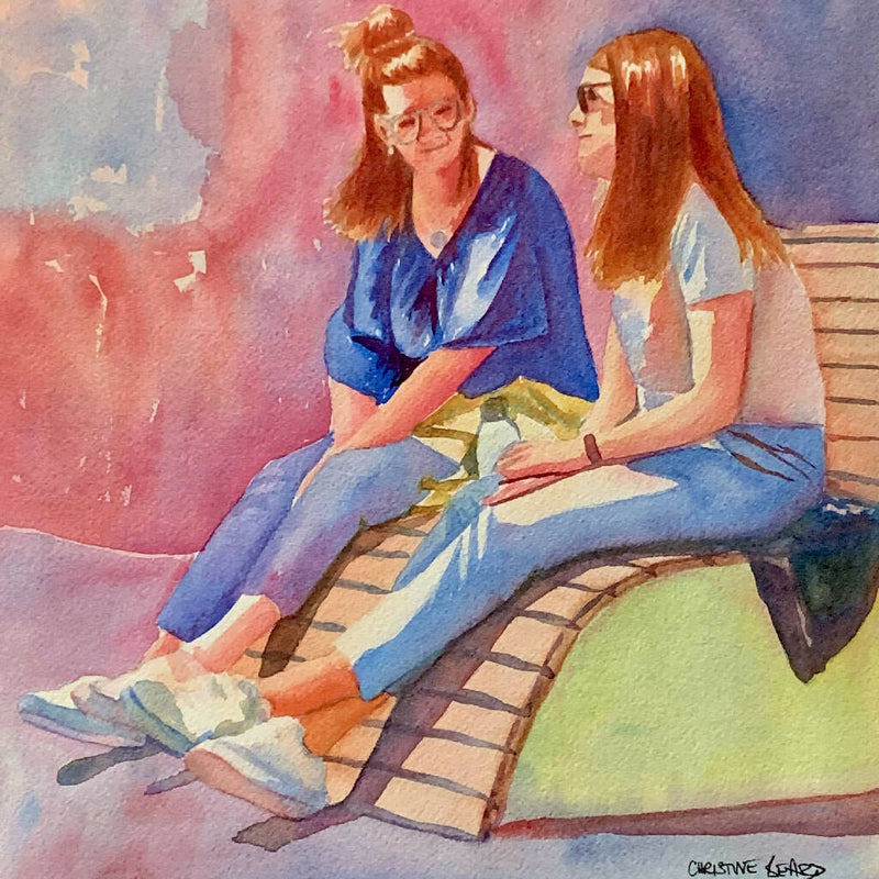 Shooting The Breeze - Original Watercolour Painting