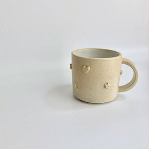 Mug ~ Lucky charm (oatmeal & white)