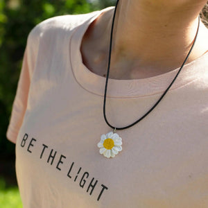 Polymer Clay Daisy Pendant, 2 Sizes, Handmade in Toowoomba, Queensland