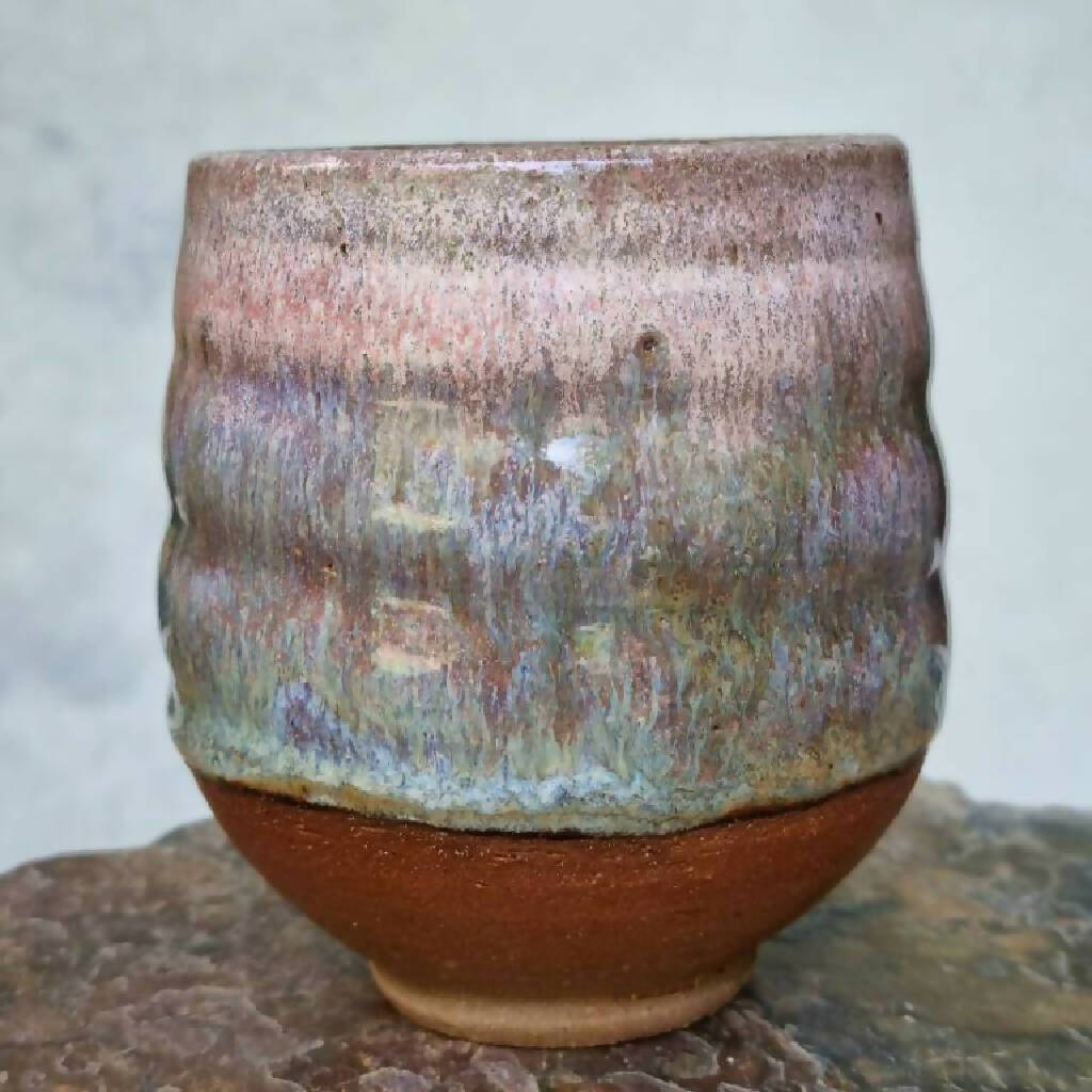 Ceramic goblet style cup