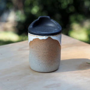 Reusable clay cup - Dove
