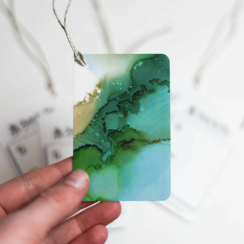 Emerald Gift Tags - Set of 6