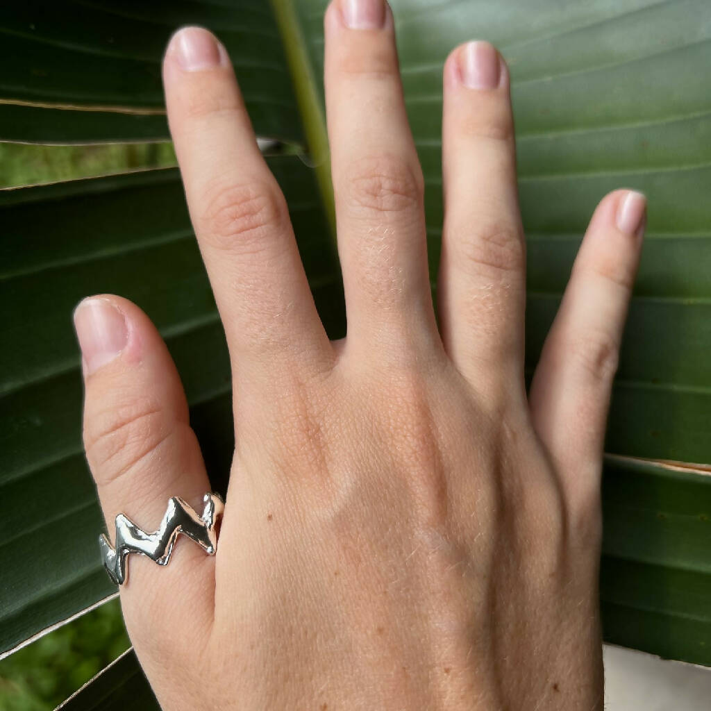 Shark's teeth ring