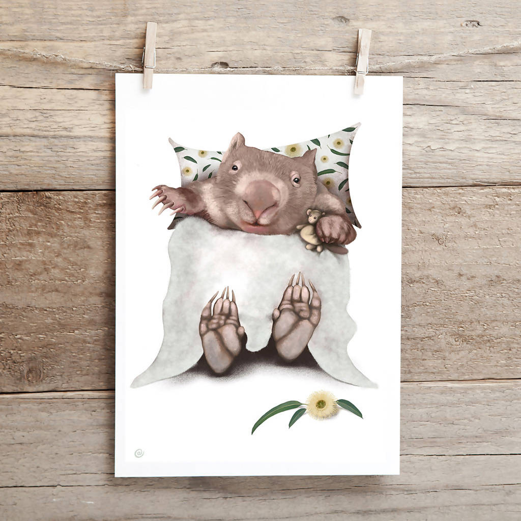 Wombat Baby Greeting Card