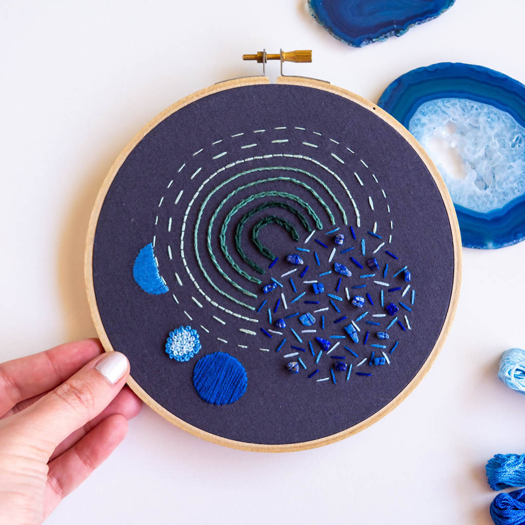 DIY Abstract Arcs Embroidery Kit