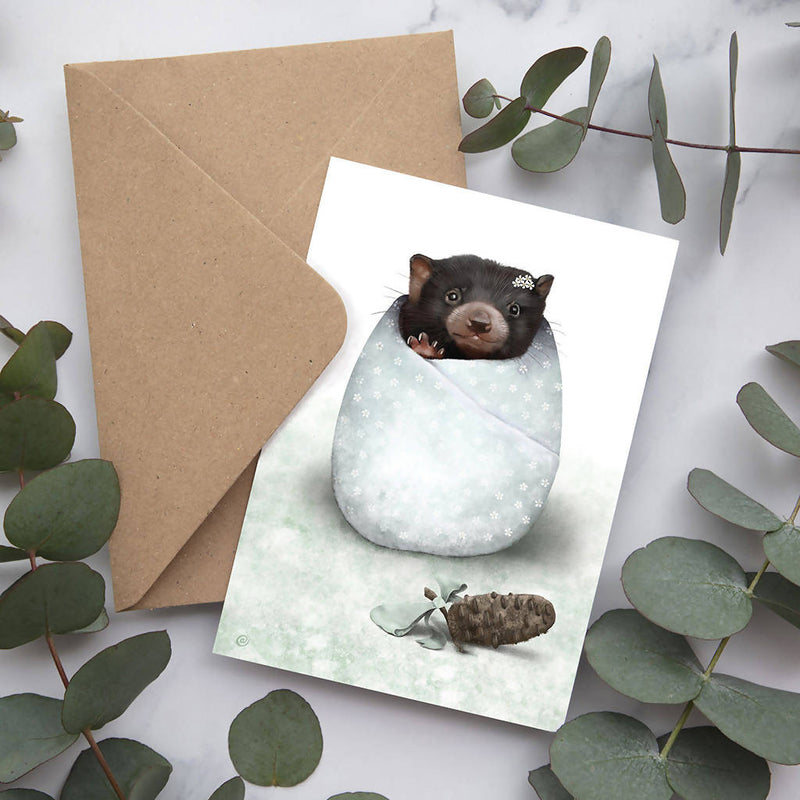 Tasmanian Devil Greeting Card