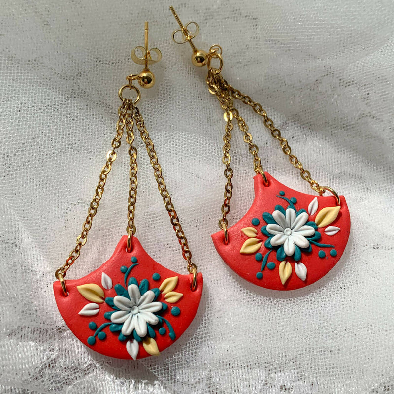 Summer Floral Earrings