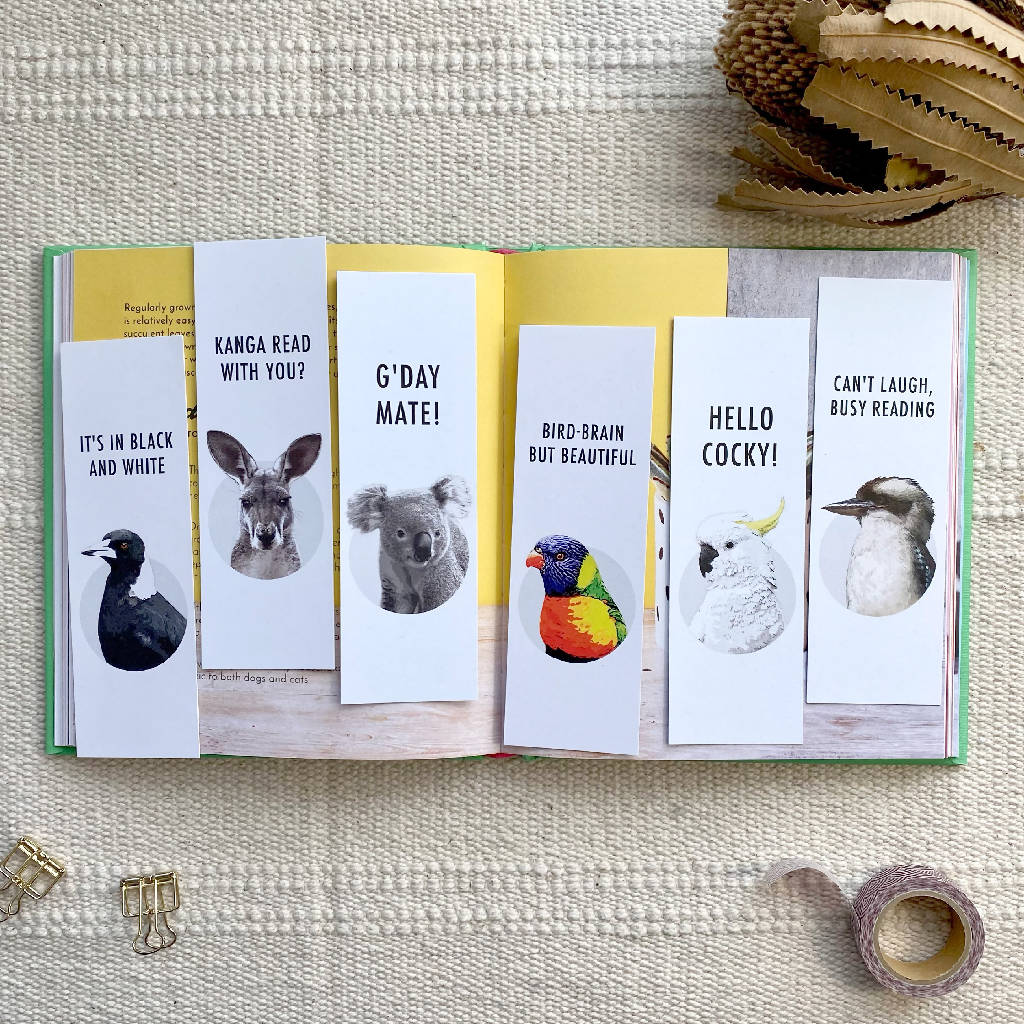 Bookmark, Australian wildlife Animals, Book Lover