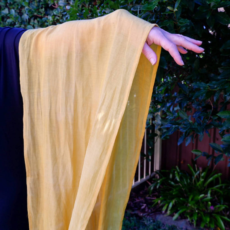 Turmeric Eco-Dyed Silk Scarf
