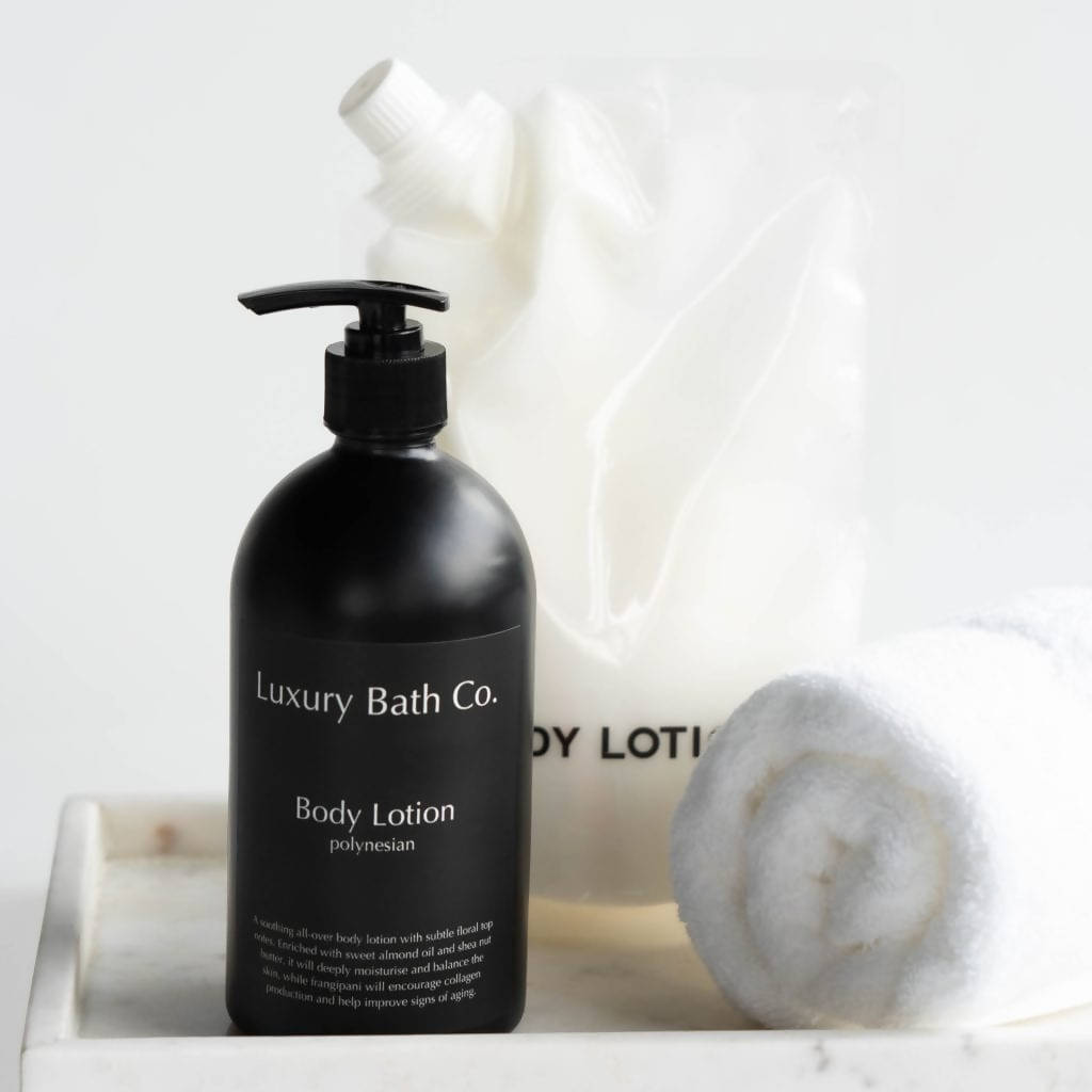 Luxurious Natural Body Lotion with Refill