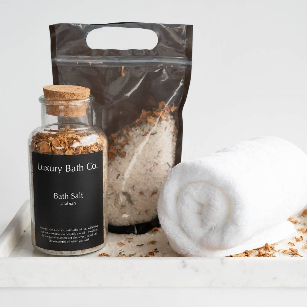Luxury Bath Salts with Refill