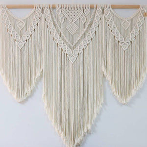 Bohemian Chic Naturel – Boho Macrame Wall Hanging