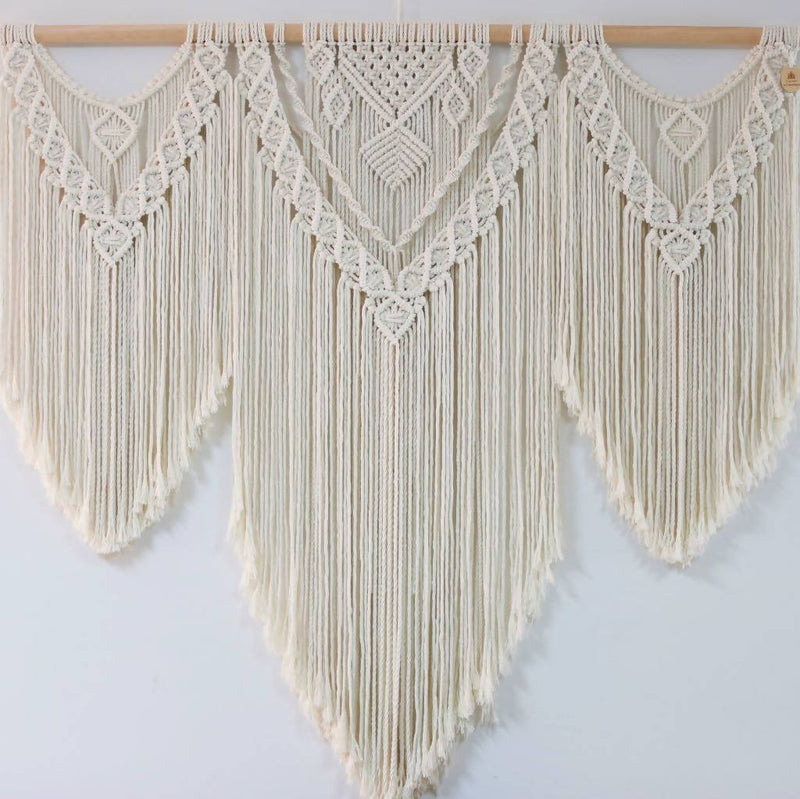 Bohemian Chic Naturel – Boho Macrame Wall Hanging