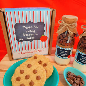 Sweet Teacher Appreciation Cookie Mix Gift Pack. Thank You Gift