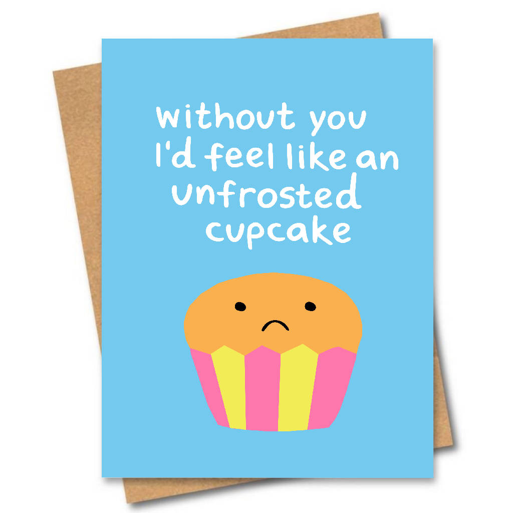 Unfrosted Cupcake Card