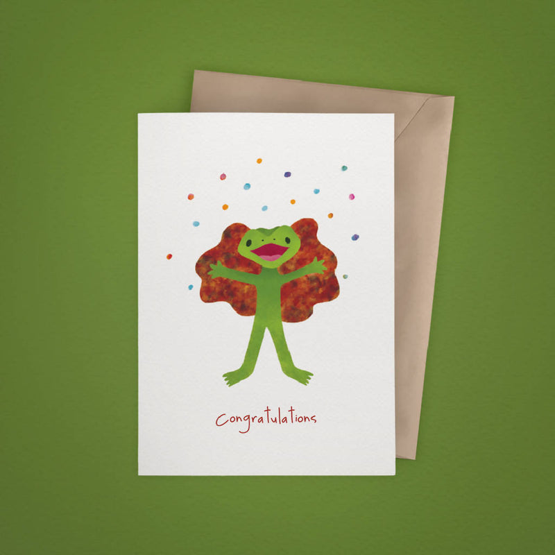 Australian Animals – Lizard Congratulations Greeting Card