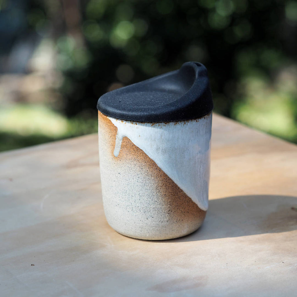 Reusable clay cup - Dove