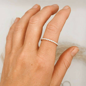 Twisted Stacker Ring