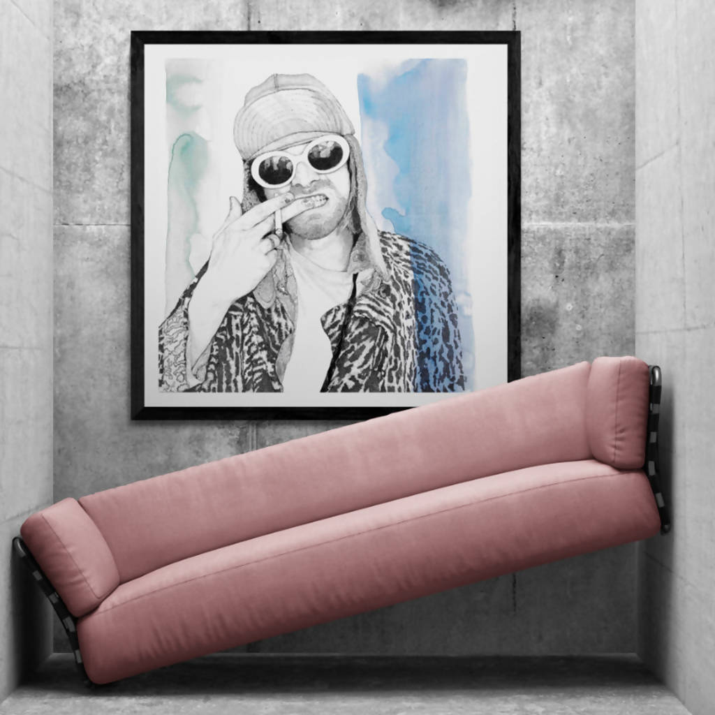 Kurt Cobain Wall Art Print