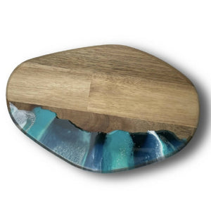 Resin and Acacia Wood Decor Board / Cheeseboard