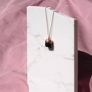 Black Tourmaline – Copper Necklace