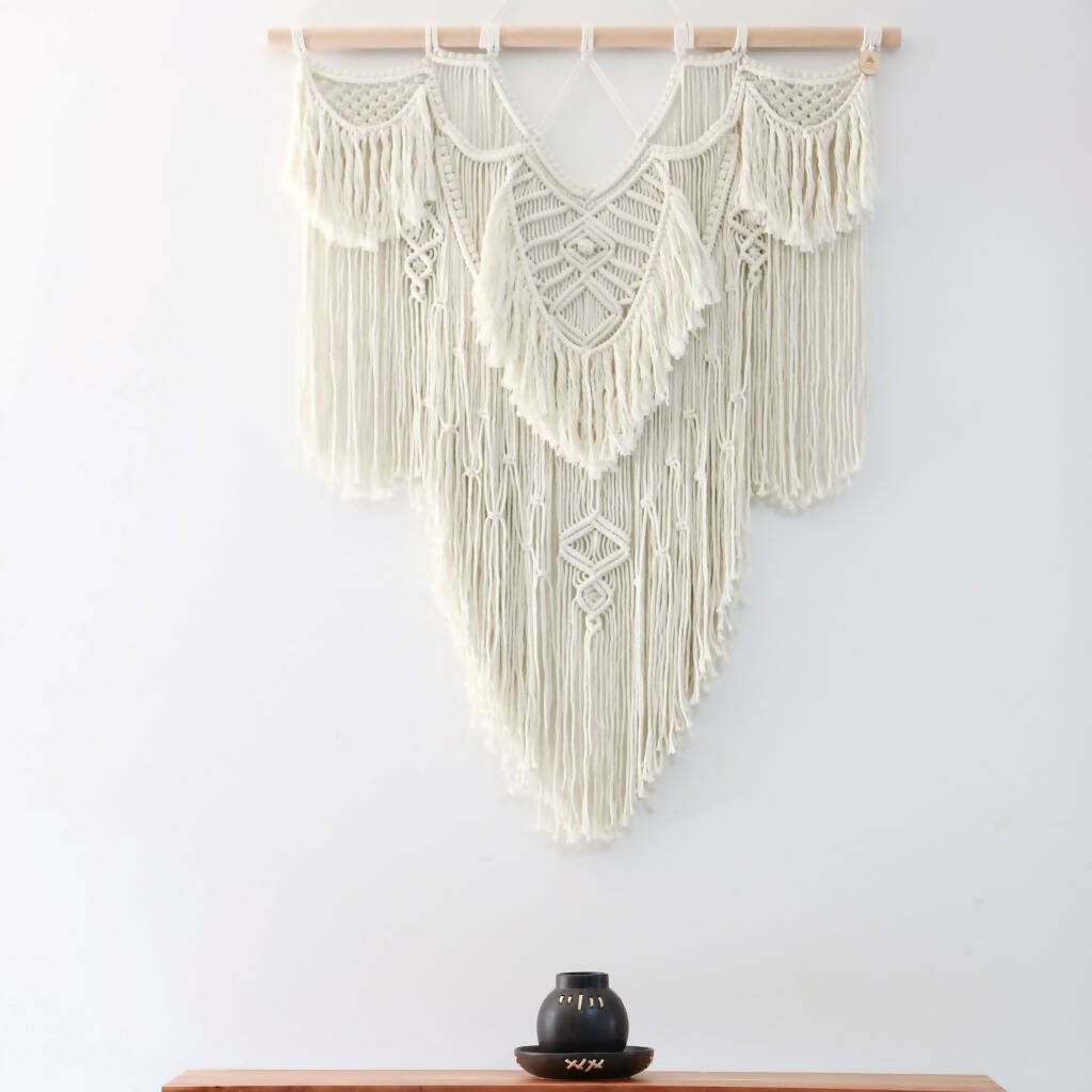 ANGELIC OASIS - Large Boho Macrame Wall Hanging