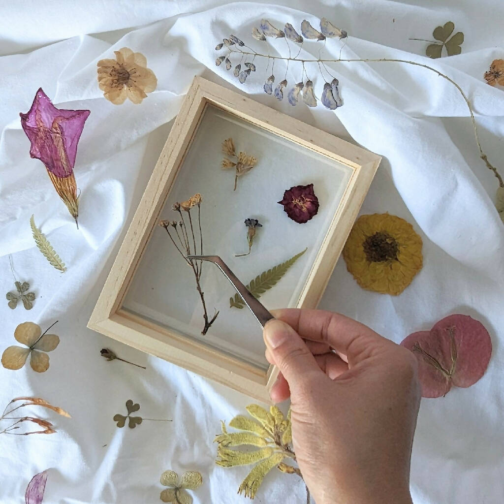 DIY Kit - Pressed Flower Art with Bauble or Ornaments (optional) | Corporate Gifting