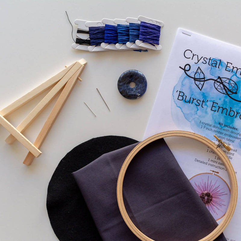 DIY Burst Embroidery Kit