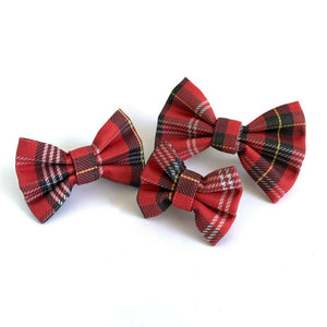 Red My Mind - Dog Bow Tie