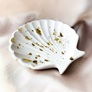 Shell Tray - Gold leaf