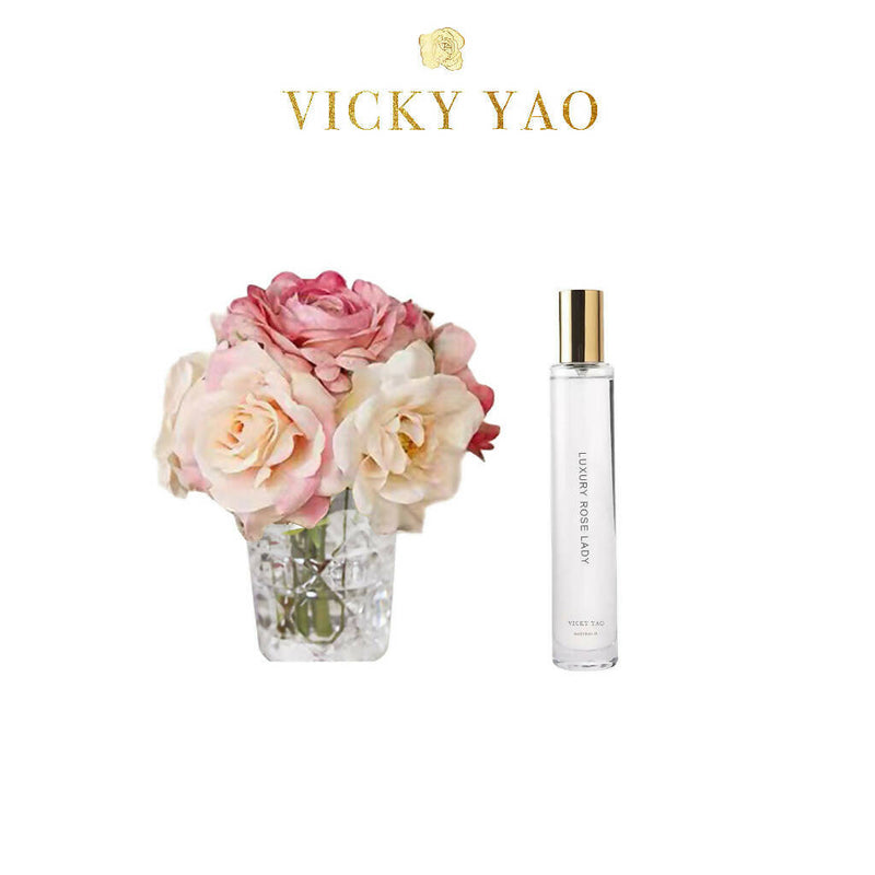 VICKY YAO FRAGRANCE- Love & Dream Series BabyPink & Luxury Fragrance Gift Box