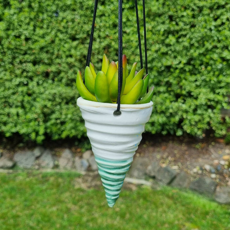 Handmade Ceramic Hanging Planters - Pot Plant Pair